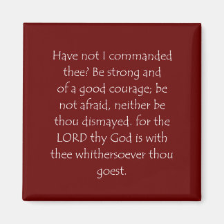 Imã Citação de Escrituras Joshua 1 9