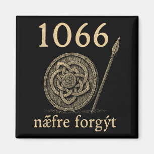 Imã Citação de História Viking em Inglês Antigo 1066 N