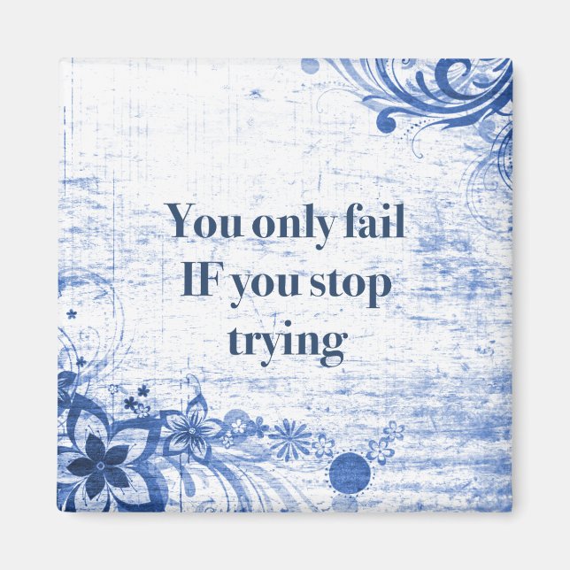 Imã Citação de Palavras Motivacionais | Inspiração par (Frente)