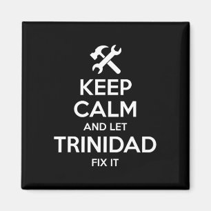 Imã Citação de Trinidad Fix Cômico Aniversário Nome Pe
