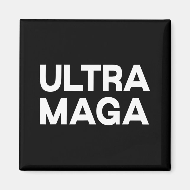Imã Citação Diária Ultra Maga (Frente)