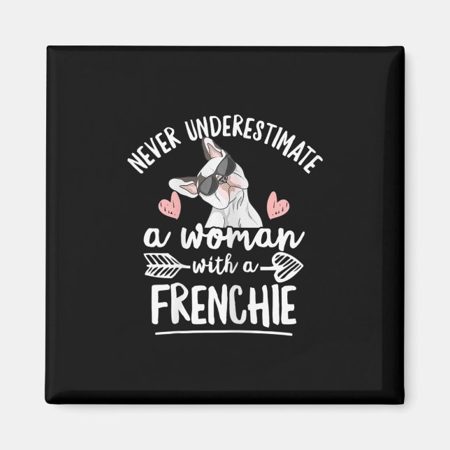 Imã Citação Do Bulldog Para Sua Esposa Francesa (Frente)
