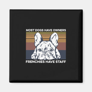Imã Citação Do Bulldog Para Um Proprietário Francês