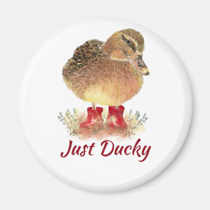 Imã Citação do Pato Bonito Citação "Só Ducky"