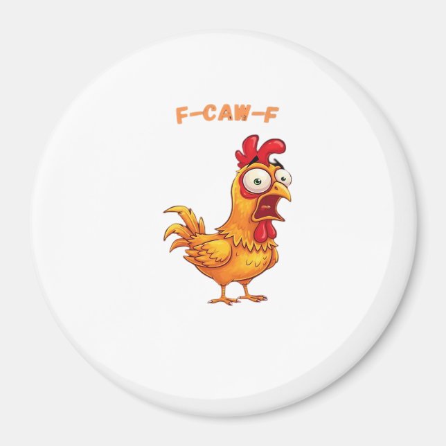 Imã Citação engraçada clássica F-Caw-F (Frente)
