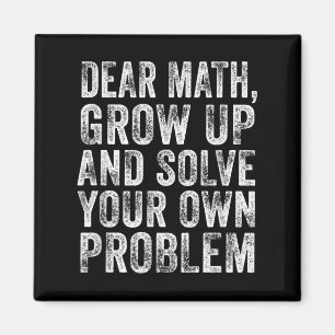 Imã Citação Engraçada de Matemática Querido Professor