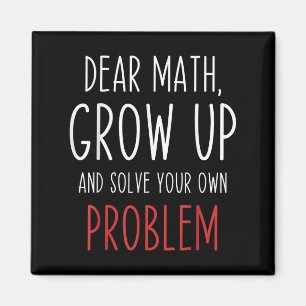 Imã Citação Engraçada de Matemática Querido Professor