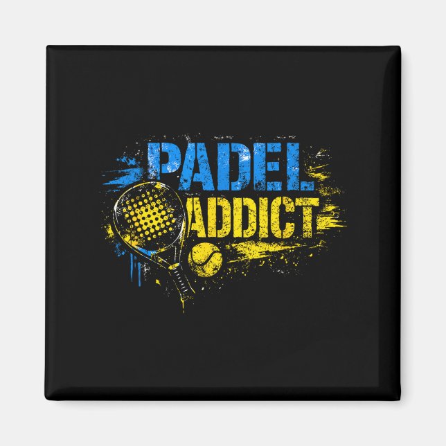 Imã Citação engraçada de viciado em padel  (Frente)