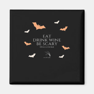 Imã Citação Hallowine Dia das Bruxas Comer Beber