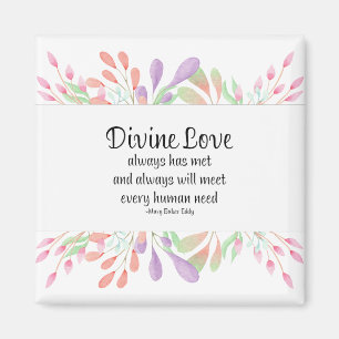 Imã Citação Inspiradora Mary Baker Eddy Divine Love