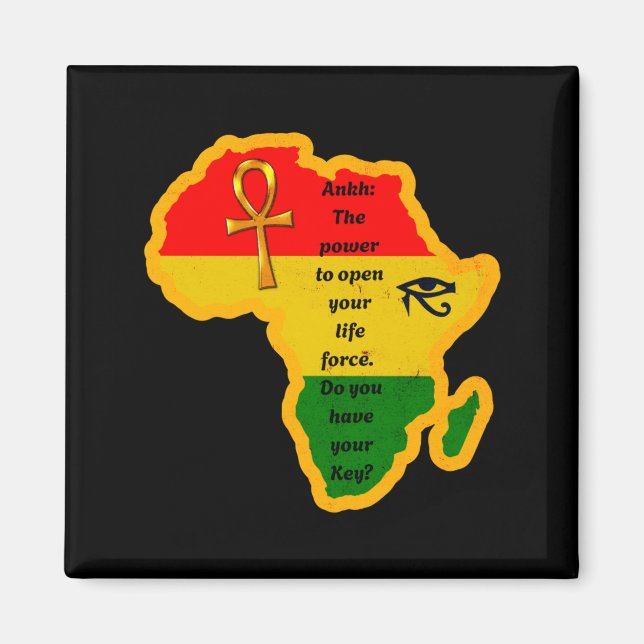 Imã citação junenth africano ankh wer (Frente)