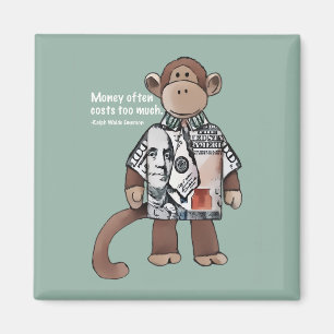 Imã Citação monetária macaco