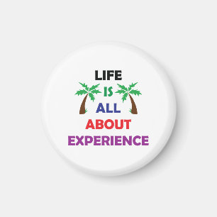 Imã Citação Motivacional A Vida É Tudo Sobre Experiênc