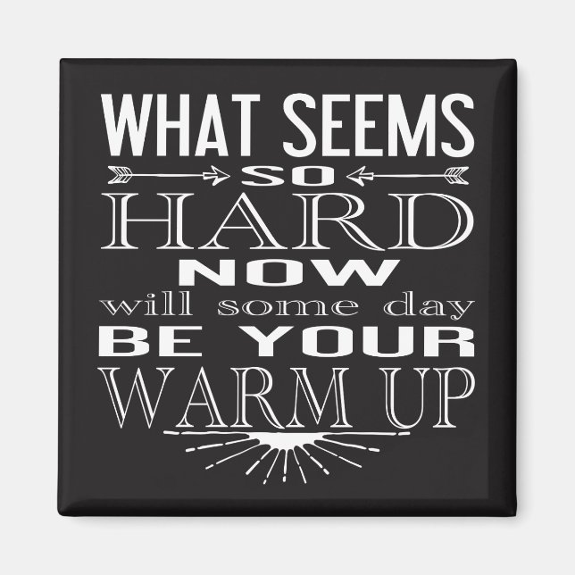 Imã Citação Motivacional do Dançador de malhação (Frente)