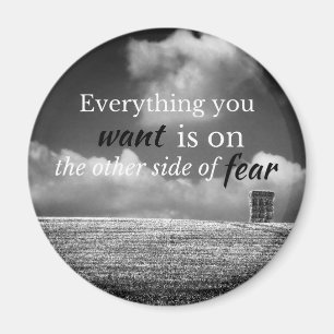 Imã Citação Motivacional: Tudo o que você quer está em