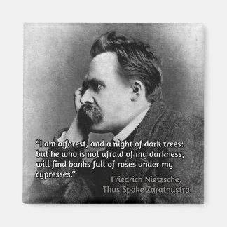 Imã Citação Nietzsche sobre a escuridão