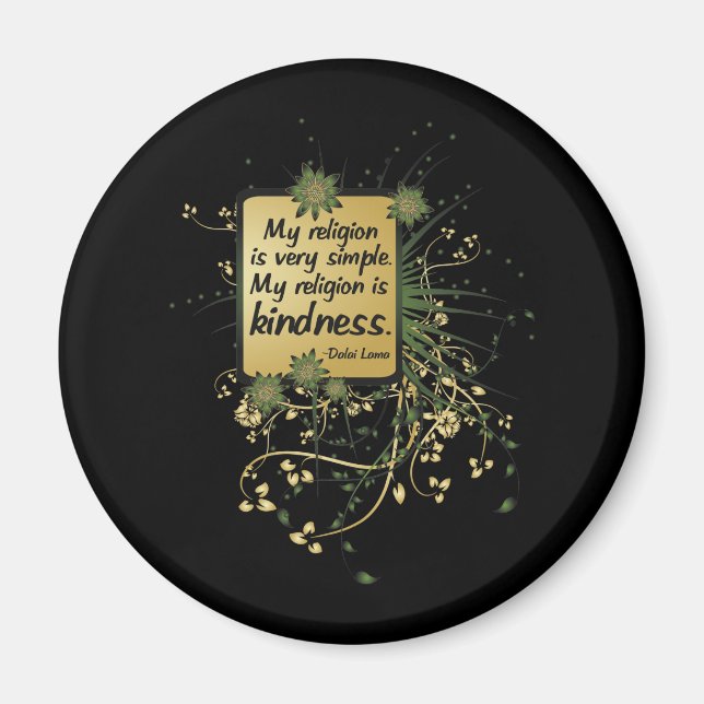 Imã Citação religiosa do Dalai Lama (Frente)