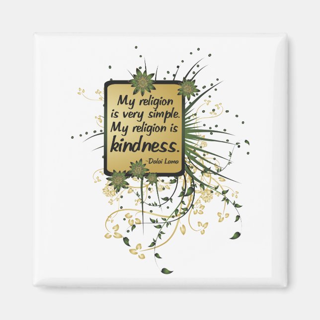 Imã Citação religiosa do Dalai Lama (Frente)