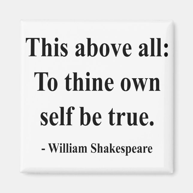 Imã Citação Shakespeare 8a (Frente)