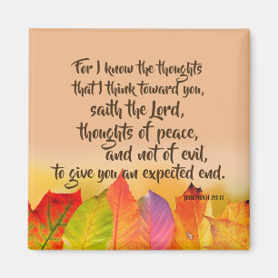 Imã Citação Versa da Bíblia Jeremiah 29