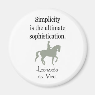 Imã Citações da simplicidade com cavalo do