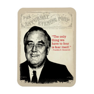 Ímã Citações de Franklin D. Roosevelt