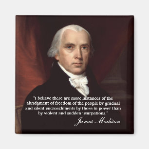 Imã Citações de James Madison "que eu acredito lá