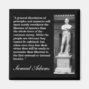 Imã Citações de Samuel Adams "uma dissolução geral