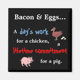 Imã Citações do bacon & dos ovos