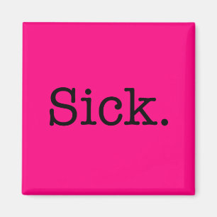 Imã Citações doentes cor-de-rosa do calão