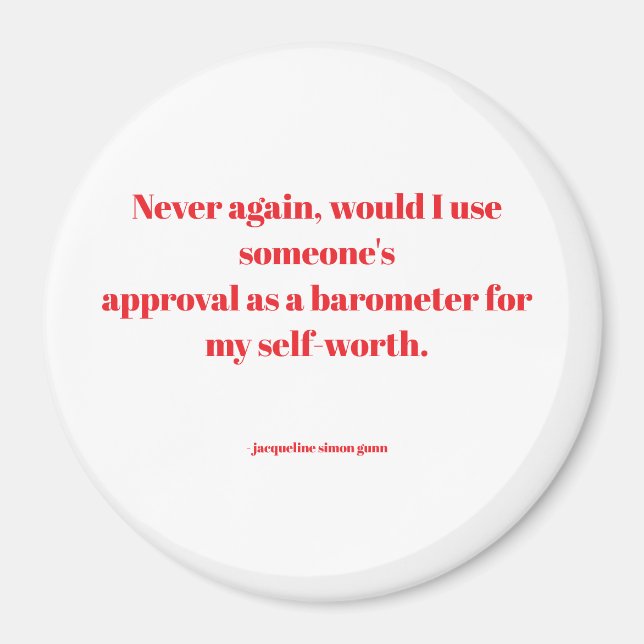 Imã Citações empoderadoras (Frente)