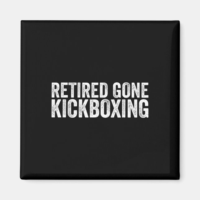 Imã Citações engraçadas de quem ama Kickboxing Muay Th (Frente)