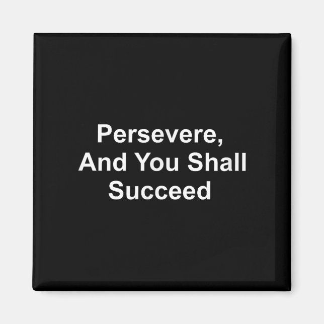 Imã Citações Inspiracionais - Perseverantes E Você Dev (Frente)