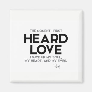 Imã CITAÇÕES: Rumi: Amor ouvido
