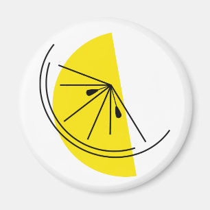 Imã Citrus Lemon Magnet redondo