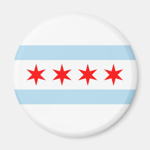 Imã City Flag de Chicago (Illinois)