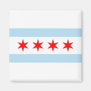 Imã City Flag de Chicago (Illinois)