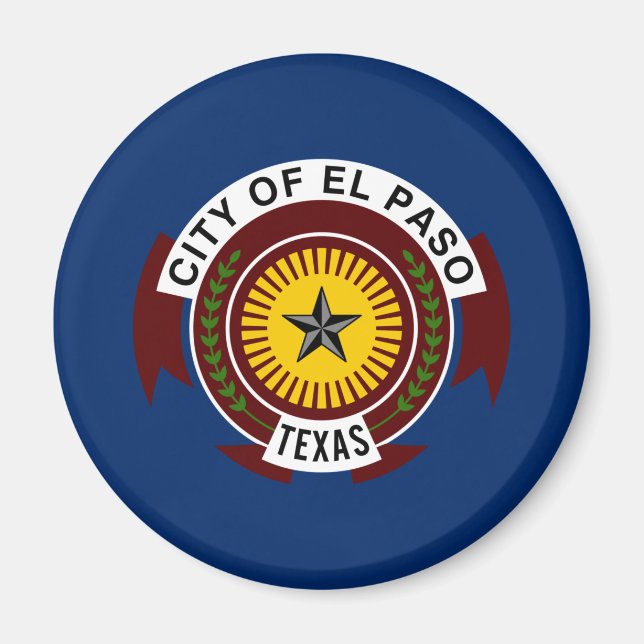 Imã City Flag de El Paso (Texas) (Frente)