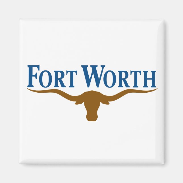 Imã City Flag of Fort Worth (Texas) (Frente)