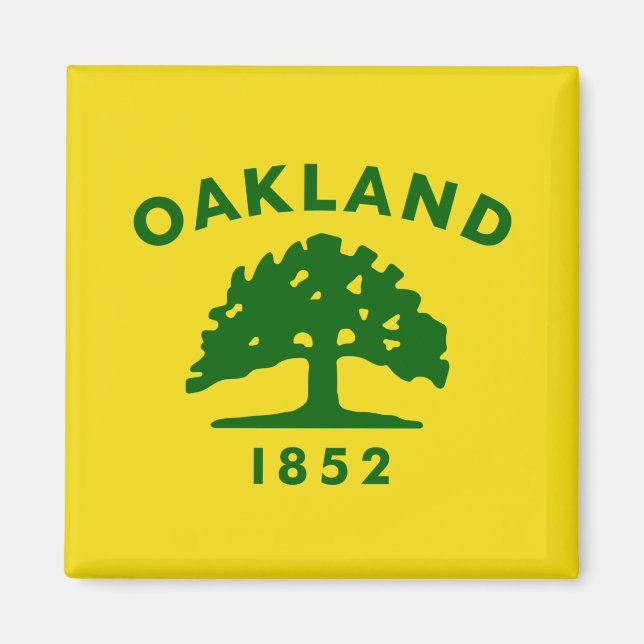 Imã City Flag of Oakland (Califórnia) (Frente)