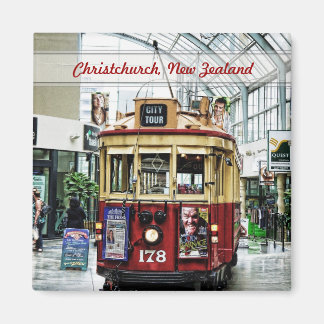 Imã City Tour Tram ChristChurch, Nova Zelândia Magnet