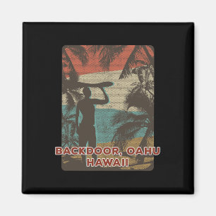 Imã Ckdoor Oahu Havaí Surf Vintage Praia Coco T