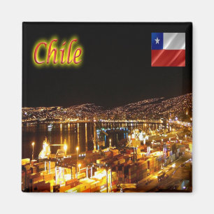 Imã CL - Chile - Valparaíso - Visão Noturna