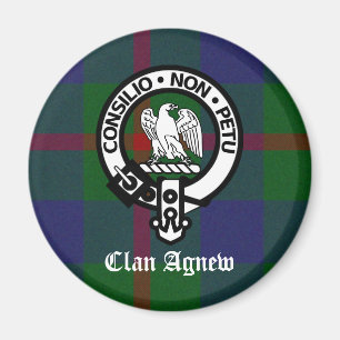 Imã Clã Agnew Tartan Crest