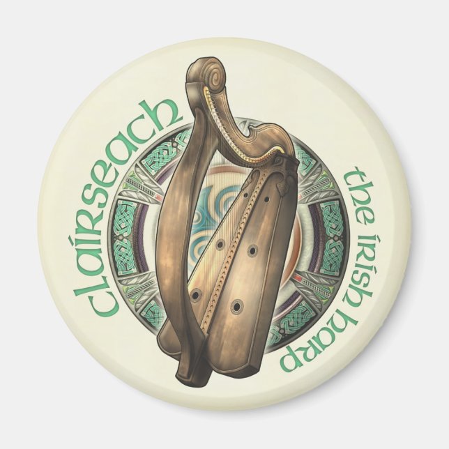 Imã Clairseach Magnet (Frente)