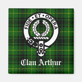 Imã Clan Arthur Crest Crachá & Tartan