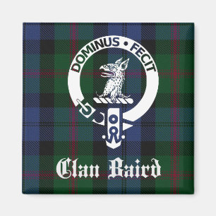 Imã Clan Baird Tartan Crest