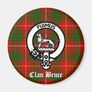 Imã Clan Bruce Crest Tartan