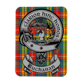 Ímã Clan Buchanan Crest Crachá & Tartan