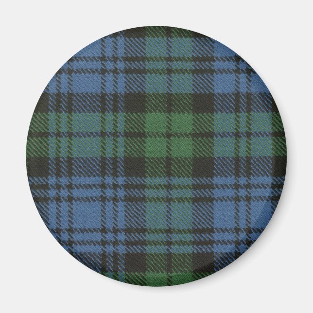 Imã Clan Campbell Tartan Magnet (Frente)